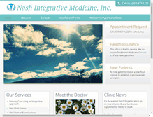 Tablet Screenshot of nashintegrativemedicine.com